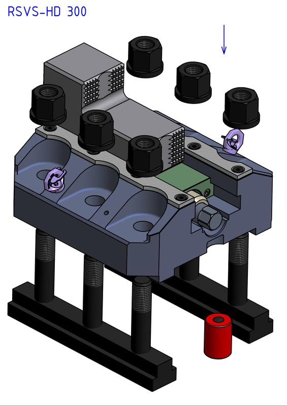 RSVS jaw boxes for horizontal and vertical machine