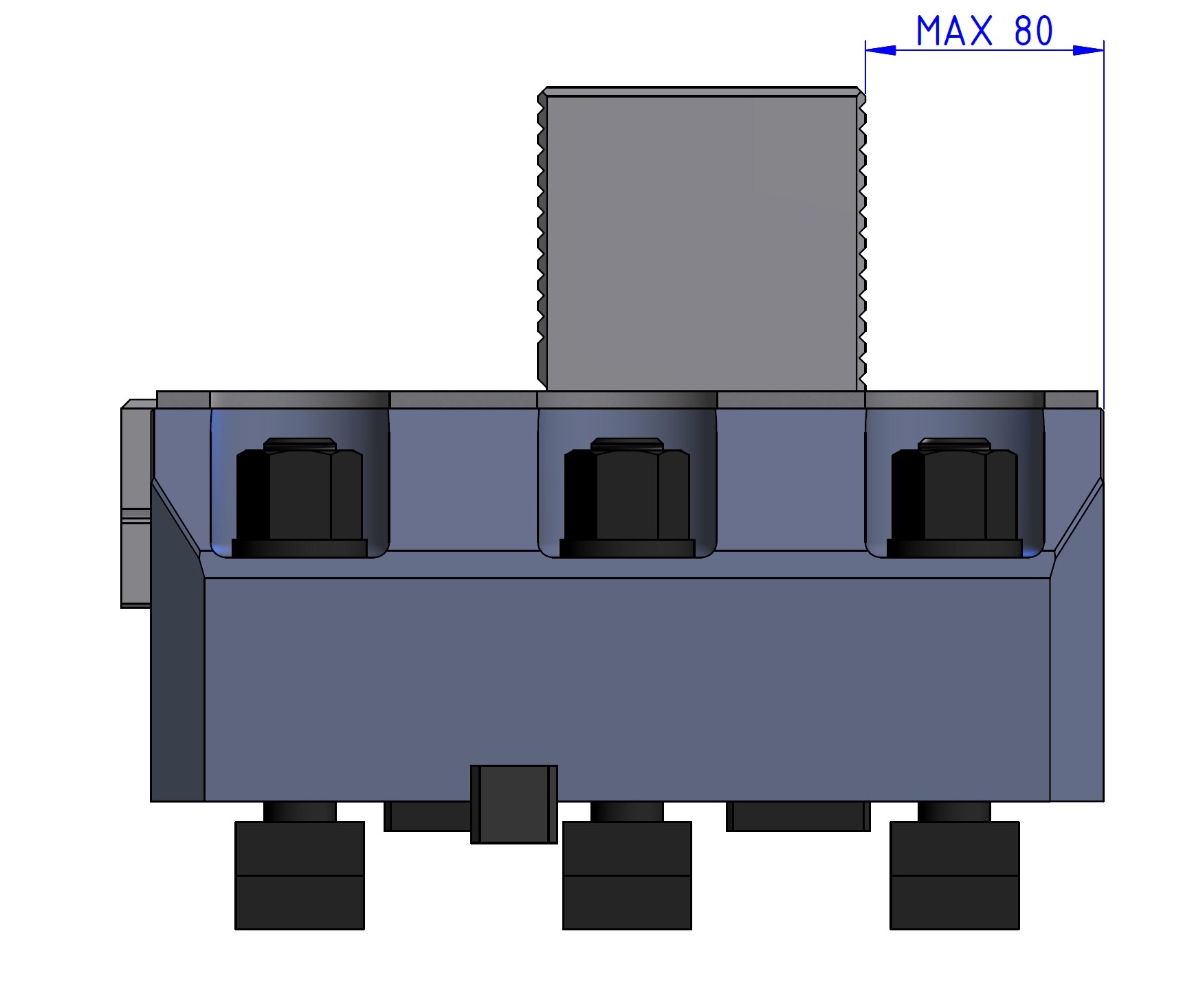 RSVS jaw boxes for horizontal and vertical machine